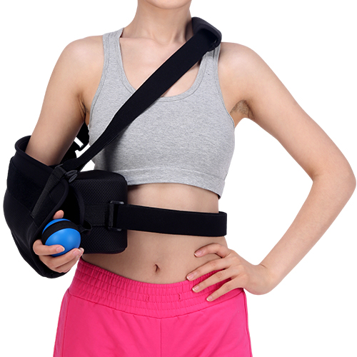 Medical Shoulder Abduction Pillow Sling with Grip Ball for Post-Op Rotator Cuff Recovery