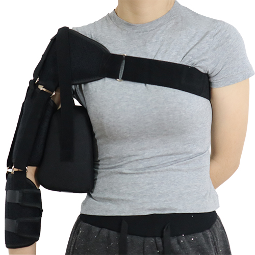 Multifunctional Shoulder Abduction Sling with Contoured Foam Cushion and Arm Stabilization Braces