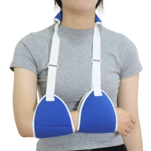 Ergonomic Dual-Cuff Arm Sling with Padded Neck Support for Fracture and Dislocation Recovery