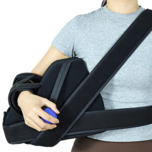 Medical Shoulder Abduction Sling with Contoured Foam Cushion and Hand Exercise Ball