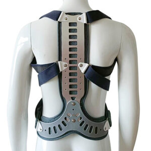 Rigid Aluminum Spine Osteoporosis Orthosis | Full Back Posture Corrector & Thoracolumbar Fixed Support Brace Wholesale