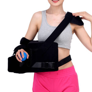 Medical Shoulder Abduction Sling with Foam Pillow & Exercise Ball for Rotator Cuff Recovery