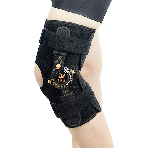 Adjustable Patella Hinged Knee Brace | Medical Post-Op Leg Immobilizer for Rehabilitation