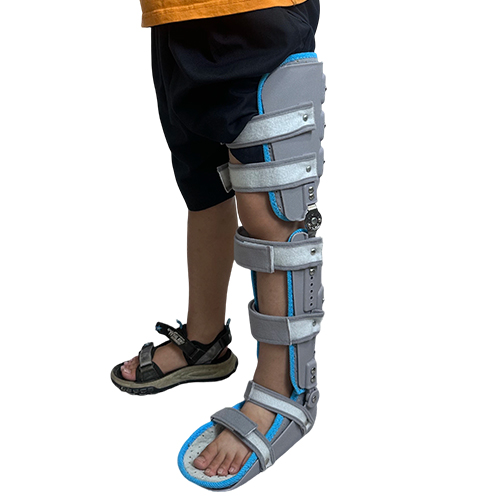 Pediatric KAFO Brace | Kids Rigid Knee Ankle Foot Orthosis for Leg Paralysis & Alignment