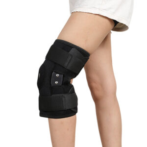 Adjustable Patella Knee Strap Support Brace with Aluminum Hinges