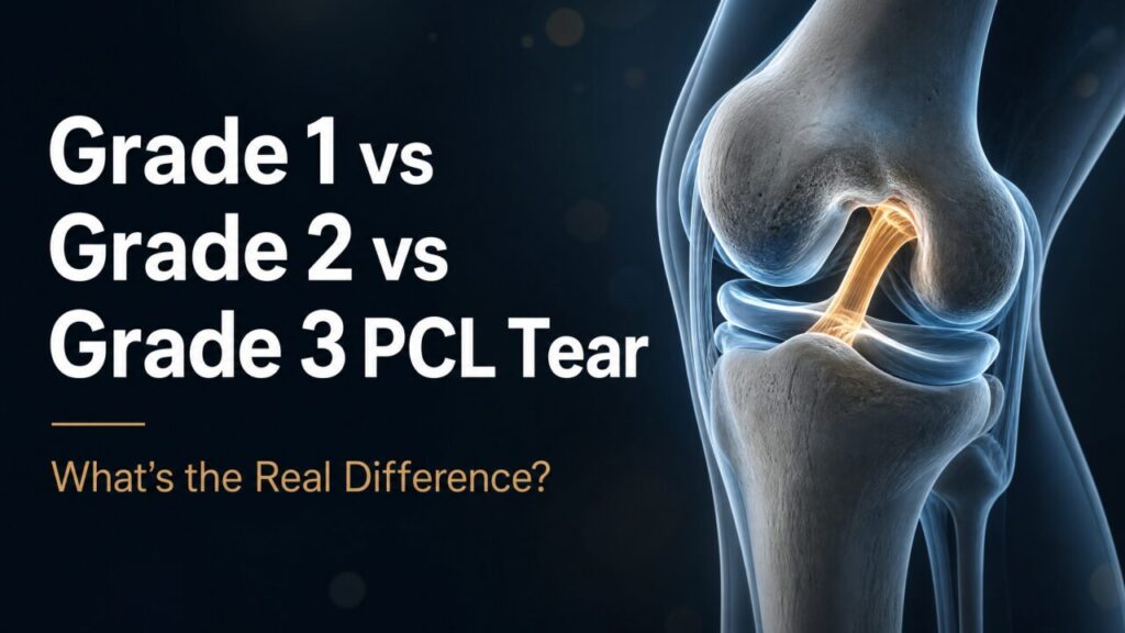 Understanding PCL Injury Grades: From Grade 1 to Grade 3