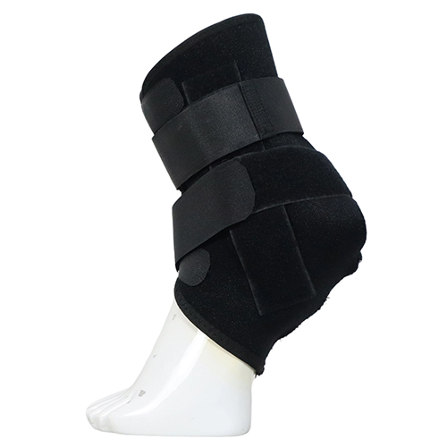 Premium Lace-Up Ankle Support Brace with Removable Lateral Stays | Orthopedic Compression Sleeve Factory