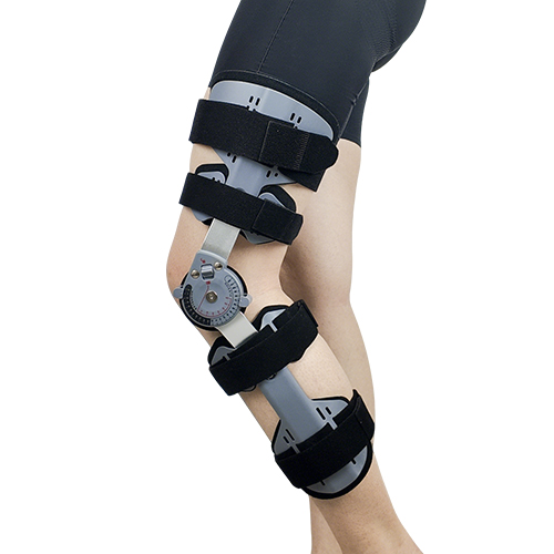 Post-Op ROM Hinged Knee Brace | Adjustable Knee Immobilizer with Aluminum Alloy