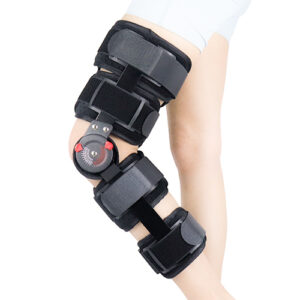 ROM Hinged Knee Brace | Adjustable Post-Op Knee Immobilizer for Orthopedic Rehab