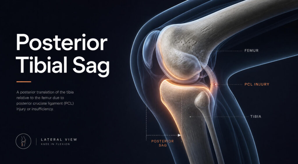 Posterior Tibial Sag Sign: The Most Reliable Clinical Clue for PCL Injury