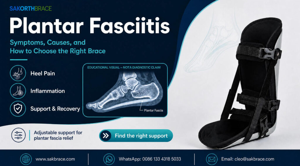 Plantar Fasciitis: Symptoms, Causes, and How to Choose the Right Brace
